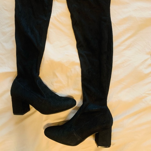 Over-the-knee Fall Boots, 7.5 - Picture 5 of 6